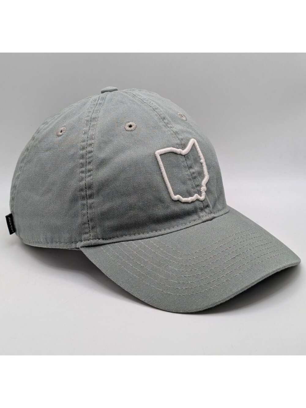 Ohio Outline Home State Legacy Adjustable Strap Back Hat Cap Unisex Gray